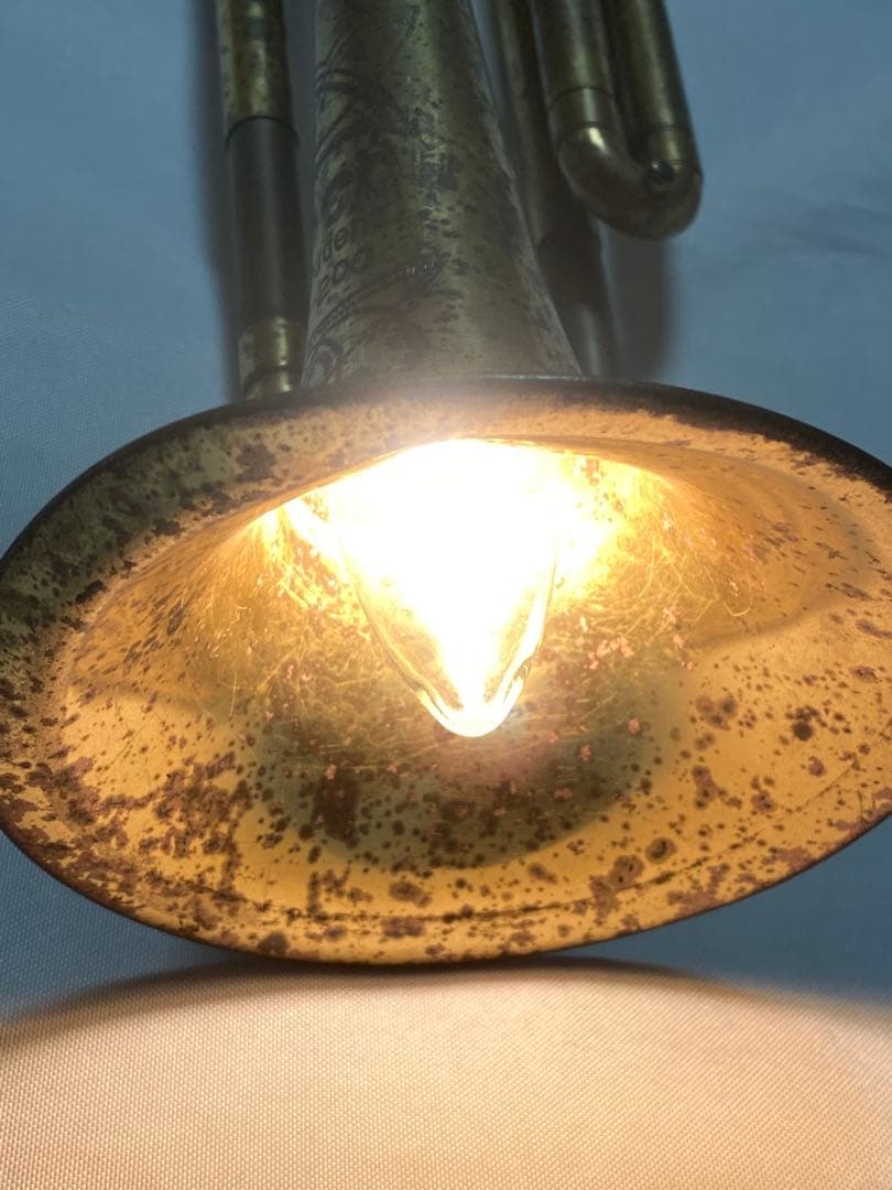 2780❣️ トランペット　照明　ペンダントライト 超　レア　　ヴィンテージ