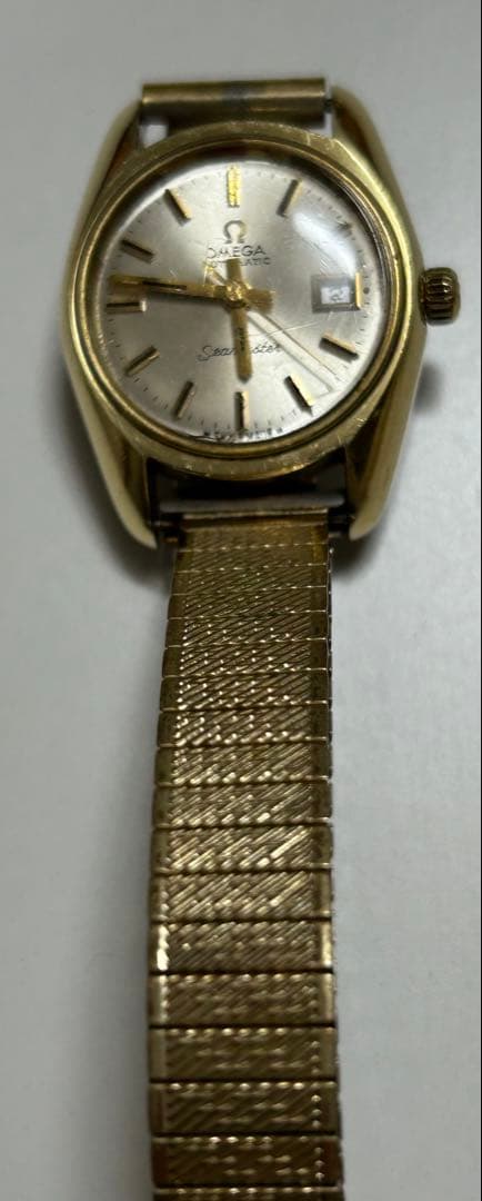 ぽ*け様 オメガ アナログ腕時計 シルバー/ゴールド　動作確認済み