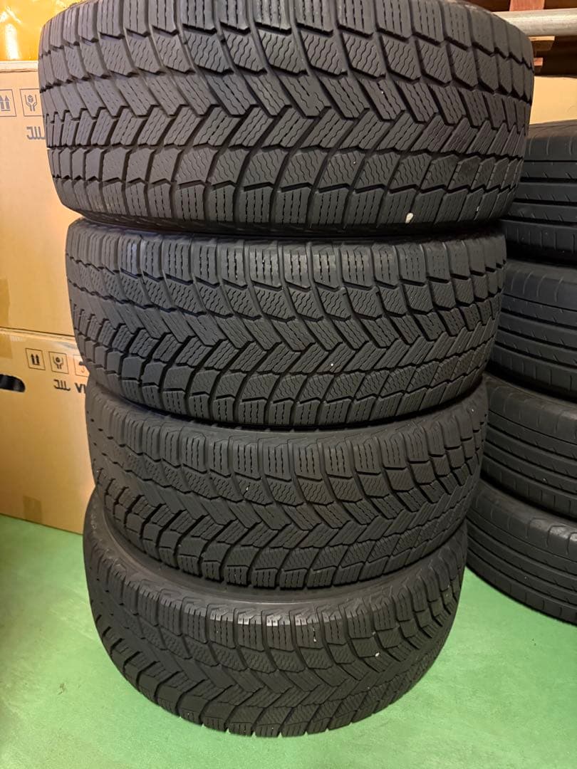 225/45-18スタッドレス4本 ミシュランX-ICE  24年製造