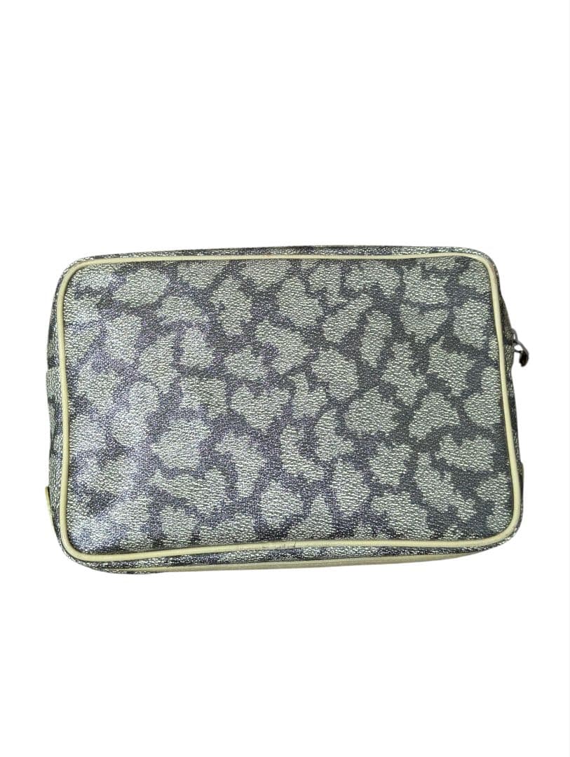 美品 イヴサンローラン ボストンバッグ ポーチ セット ジラフ柄 ヴィンテージ