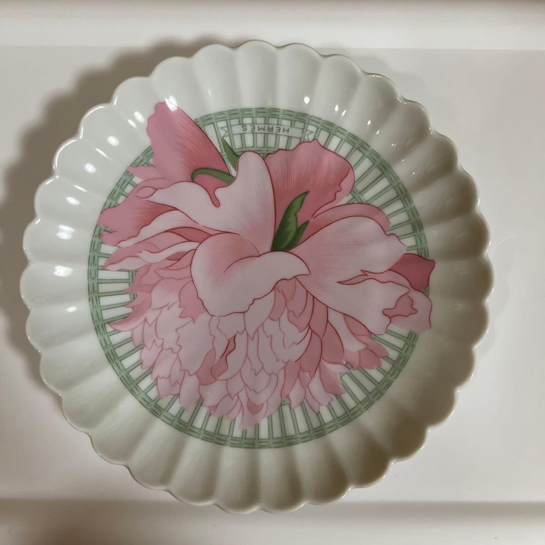 HERMES エルメス　花柄お皿