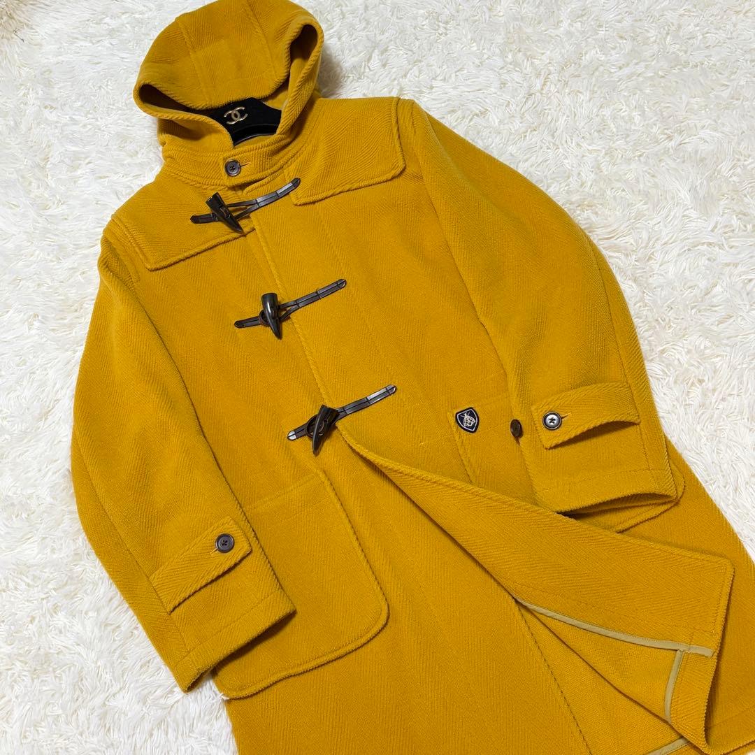 Orcival オーシバル ダッフルコート ヘリンボーン マスタードイエロー 1