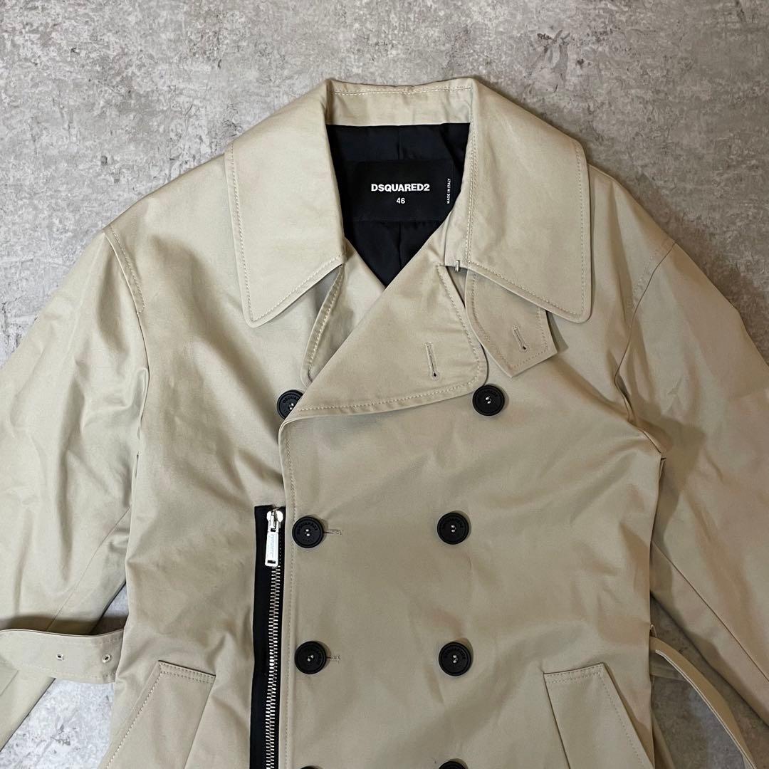 DSQUARED2 Print Trench Coat トレンチコート 46