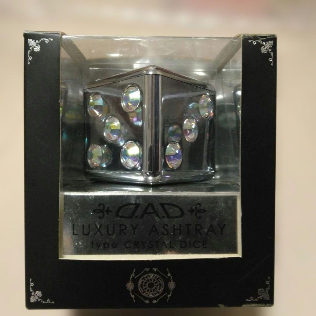 新品未使用品　ギャルソンdad　アッシュトレイ　タイプクリスタルダイス　オーロラ