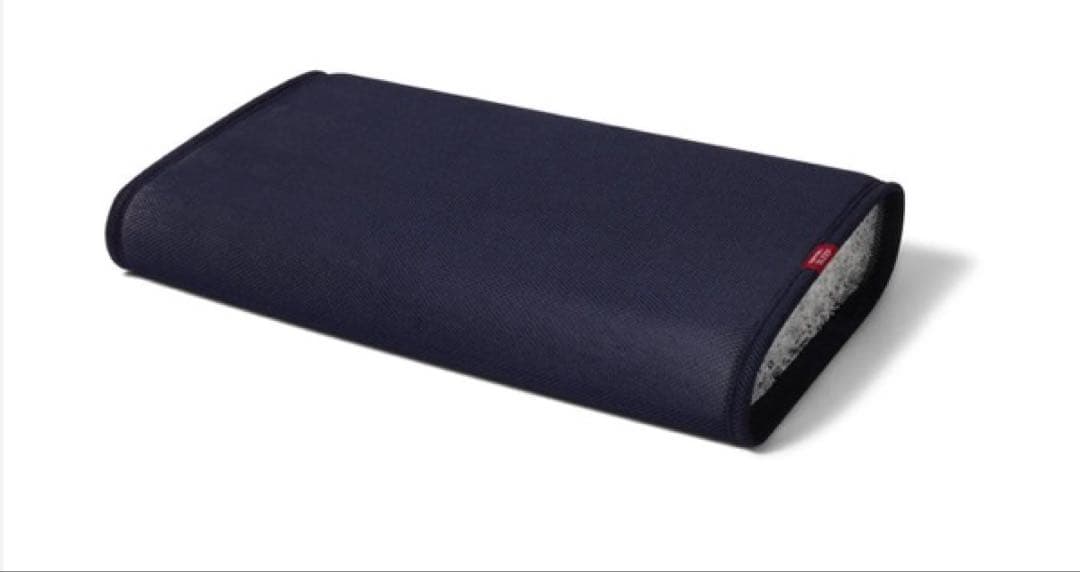 ブレインスリープピローLOW＋ピローカバー(ネイビー)