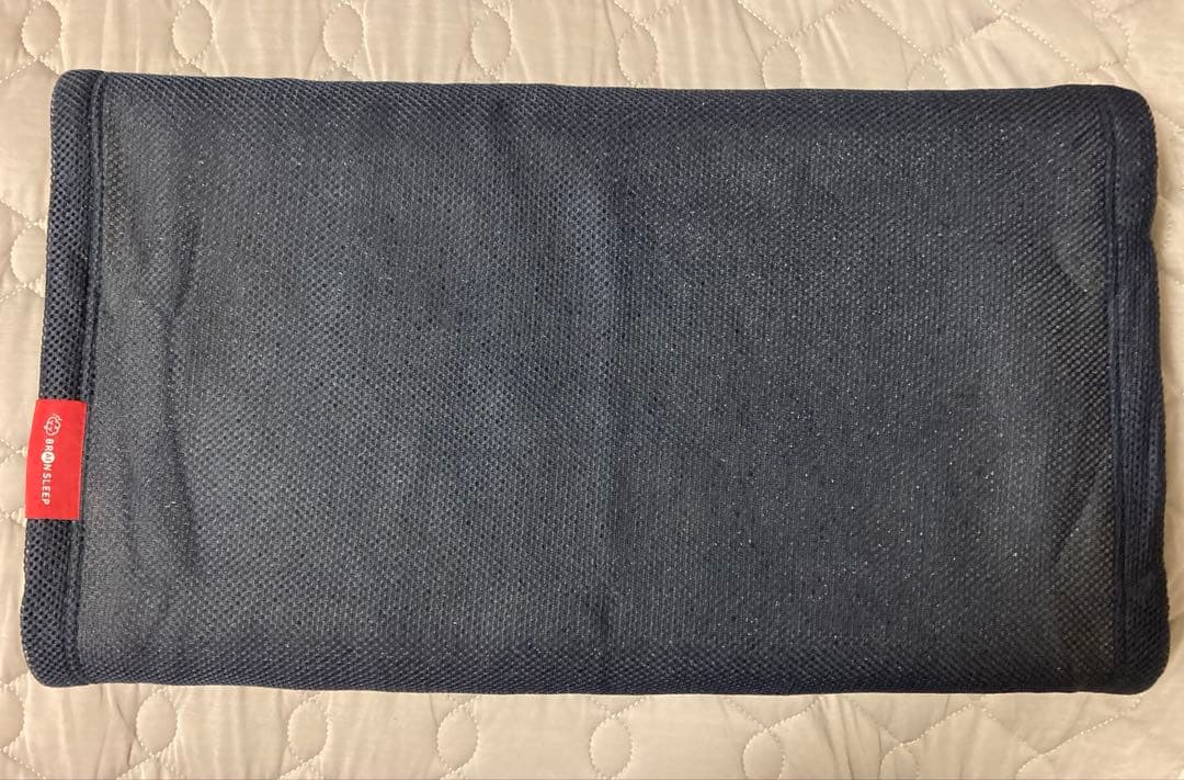 ブレインスリープピローLOW＋ピローカバー(ネイビー)