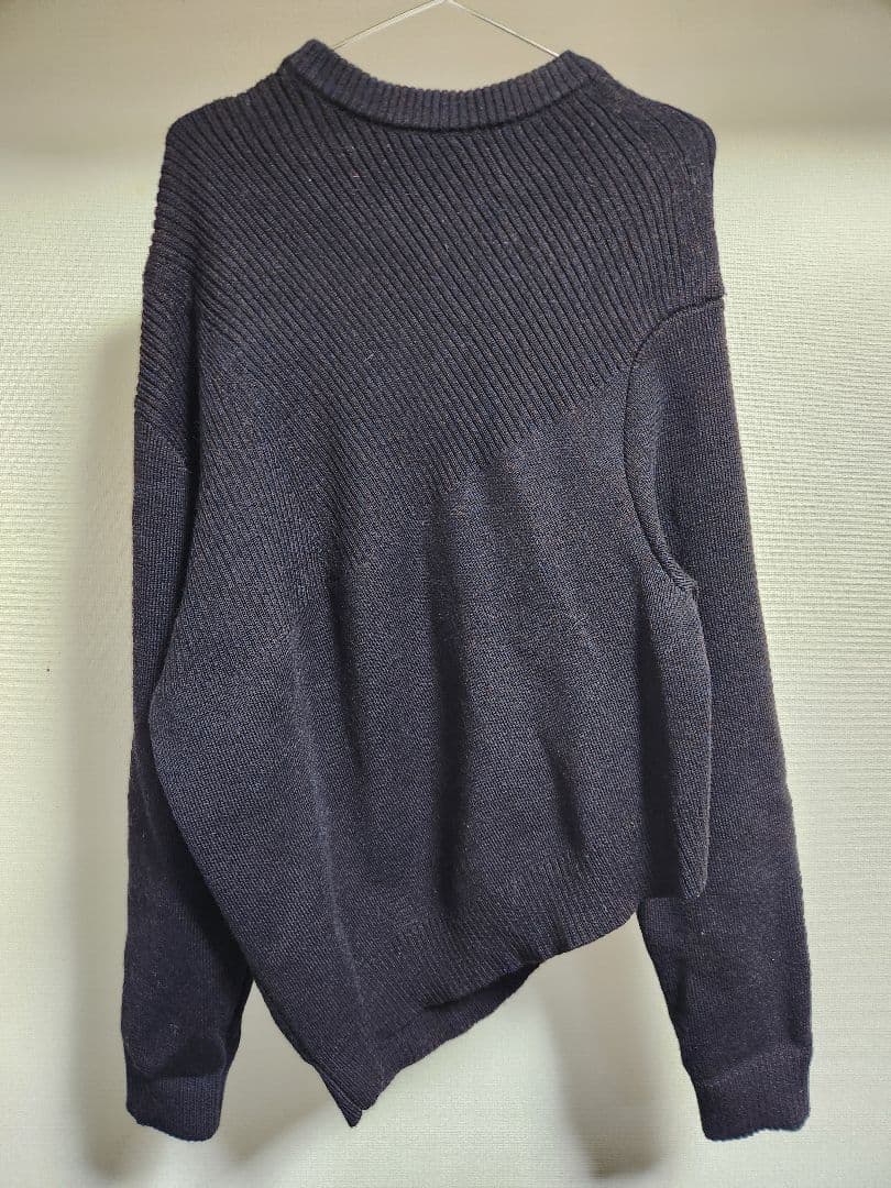 2018aw LANVIN アシンメトリーニットカーディガン