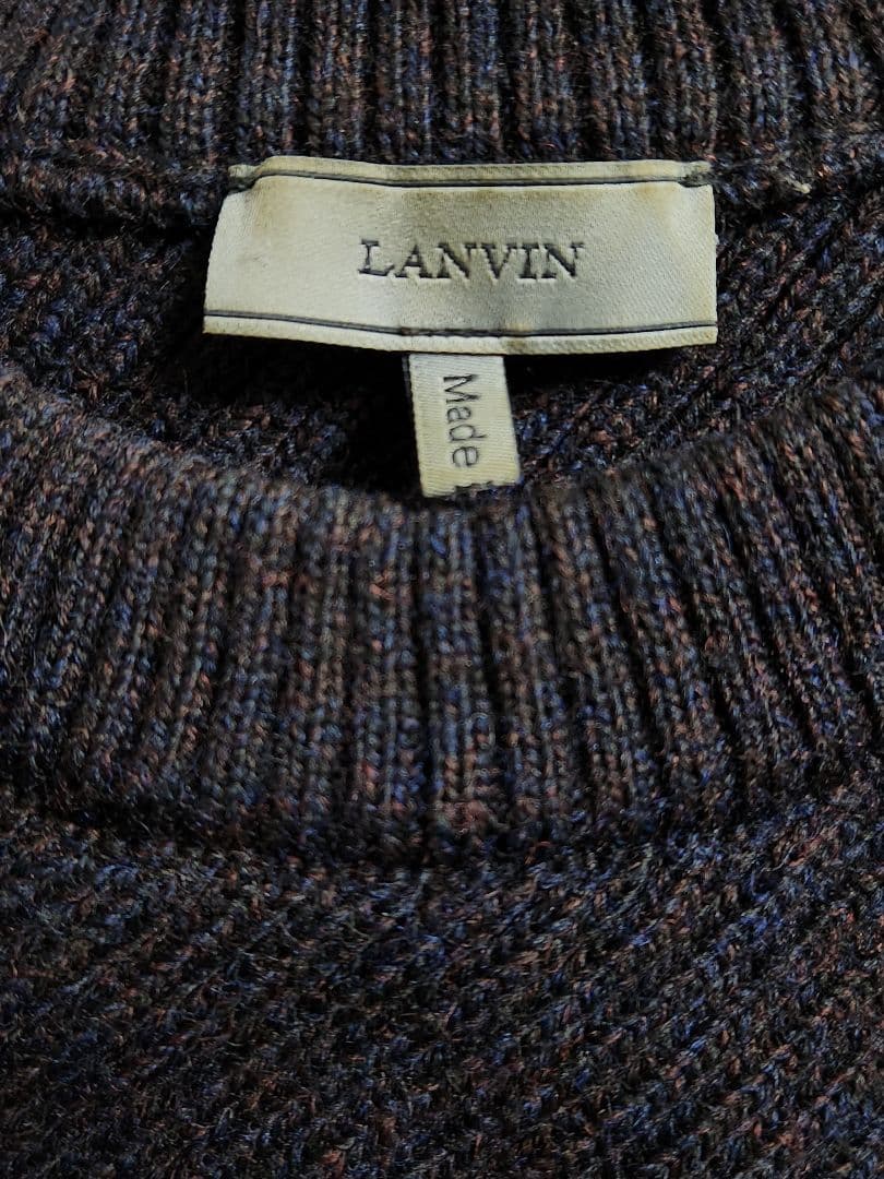 2018aw LANVIN アシンメトリーニットカーディガン