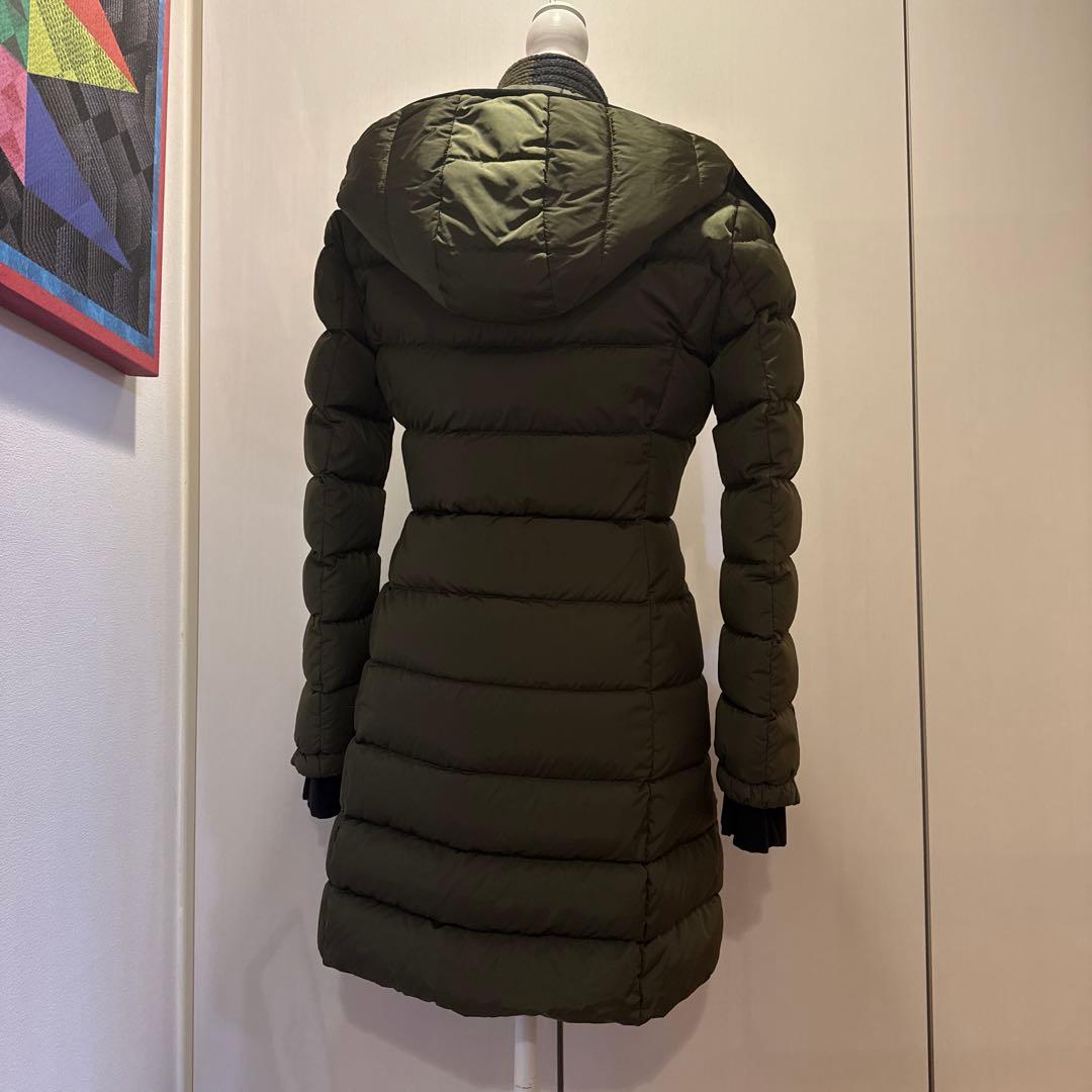 破格！モンクレールbetulong ☆ロングダウンコート・ジャケット☆カーキ美品