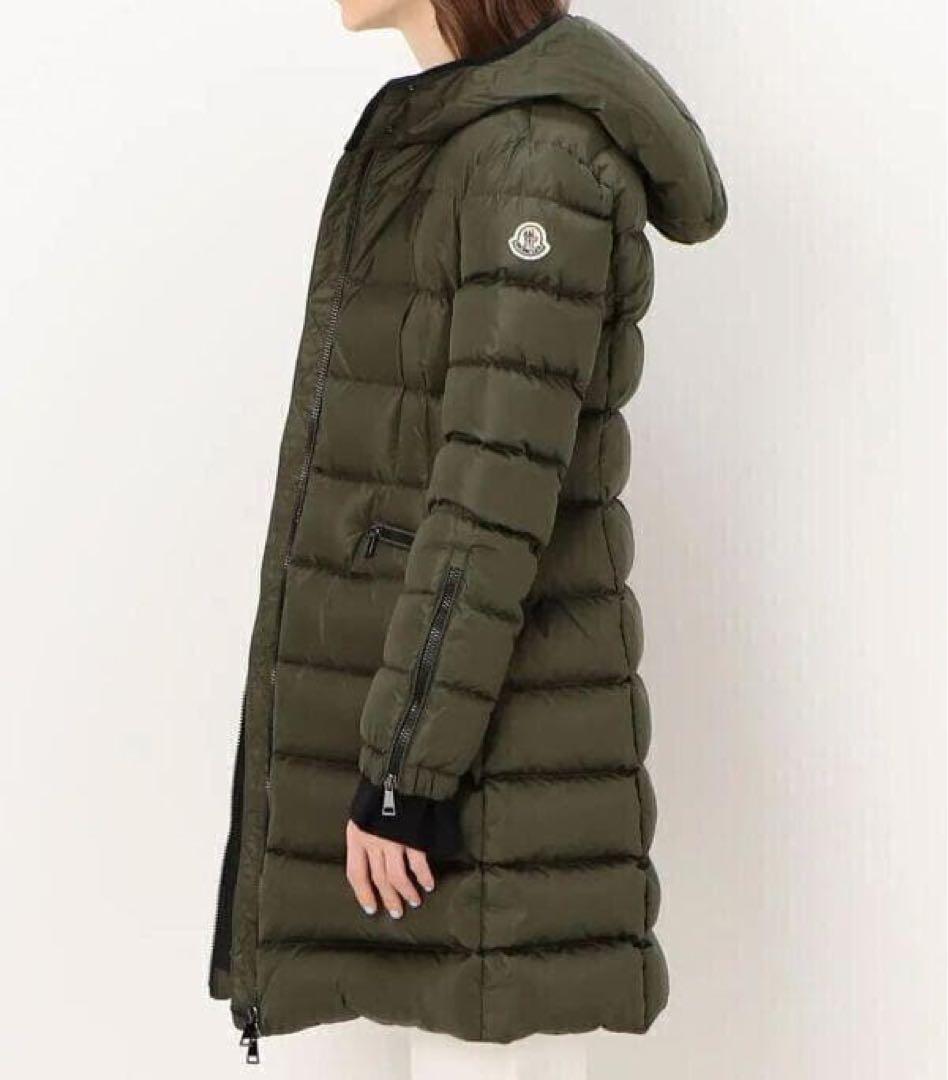 破格！モンクレールbetulong ☆ロングダウンコート・ジャケット☆カーキ美品