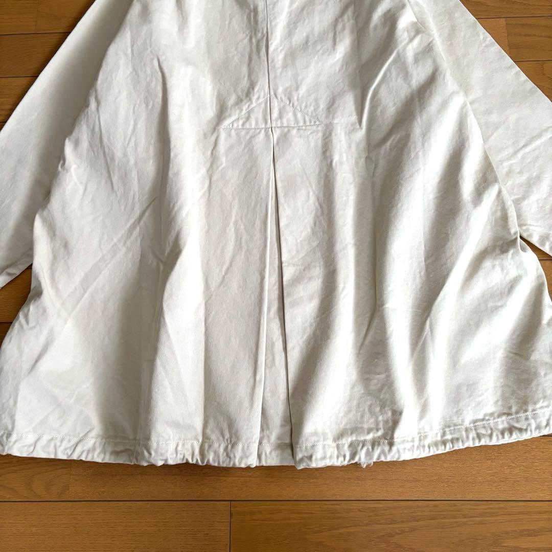 HARVESTY ハーベスティ オーバーハーフコート アイボリー サイズ1