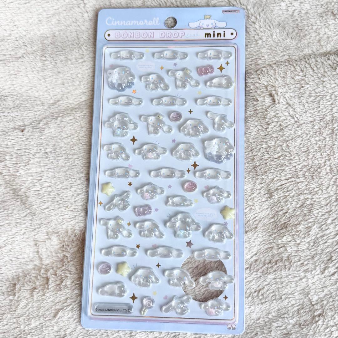 【正規品】　ボンボンドロップシール mini サンリオ　コンプリート　８枚セット