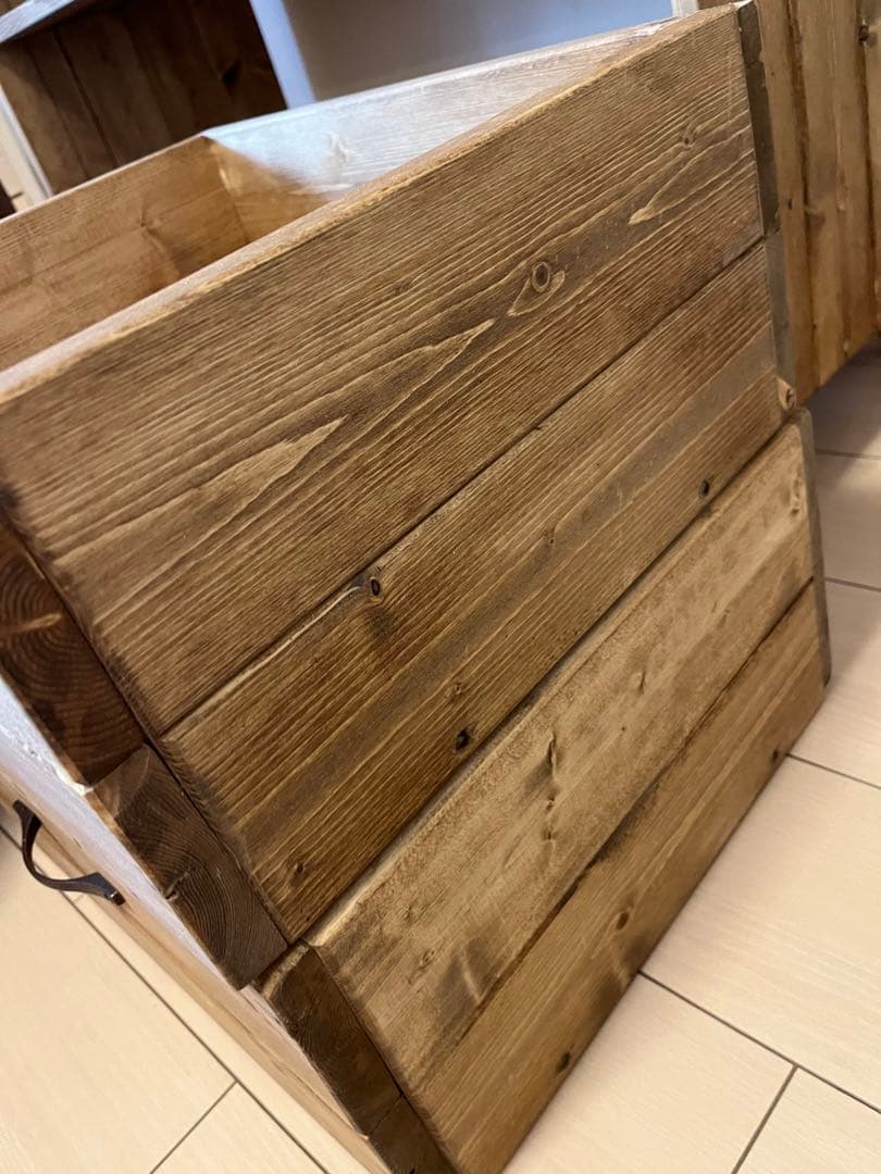 ウッドチェスト　収納棚　キャビネット　キッチンラック　食器棚　本棚