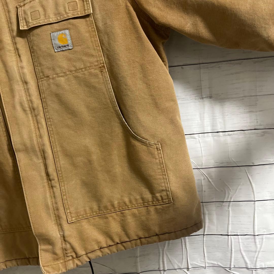 ま*屋様 状態良好　Carhartt　トラディショナルジャケット　ブラウン　US