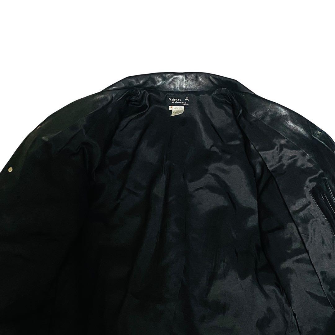 【美品】90s agnis b. homme アニエスベーオム レザージャケット