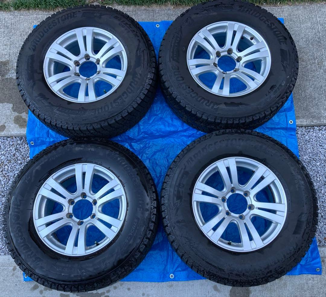 22年製 ブリザックDM-V3 265/70R17 社外アルミホイールセット