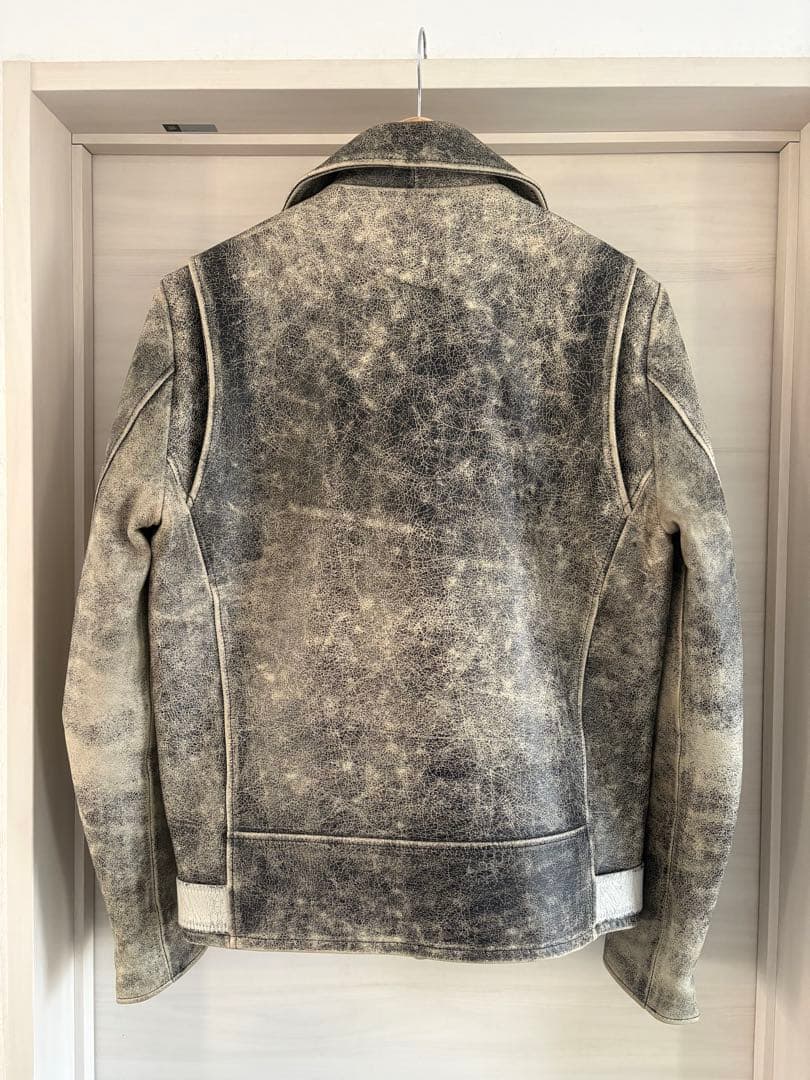 ファセッタズム　ダブルライダースJKT ヴィンテージ加工