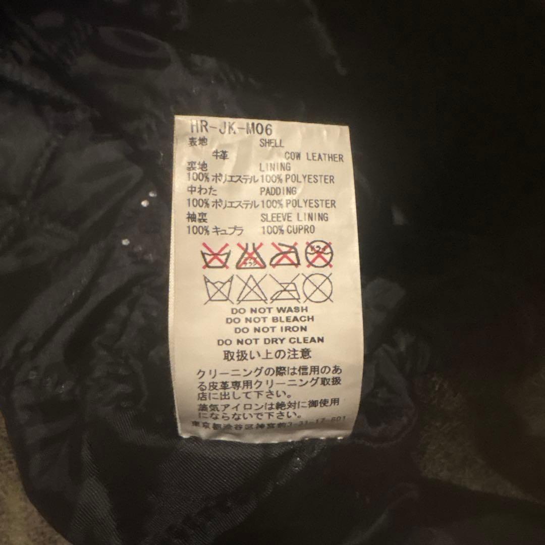 ファセッタズム　ダブルライダースJKT ヴィンテージ加工