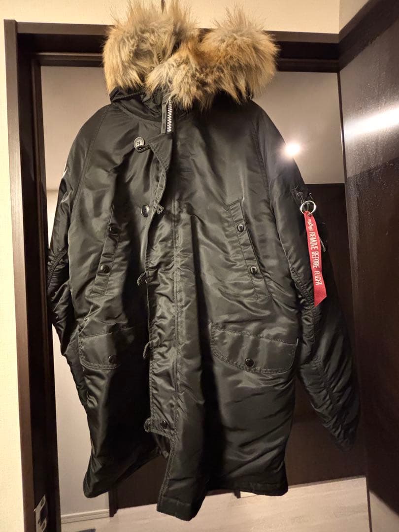 試着のみ美品　ALPHA アルファインダストリーズn3b ブラック