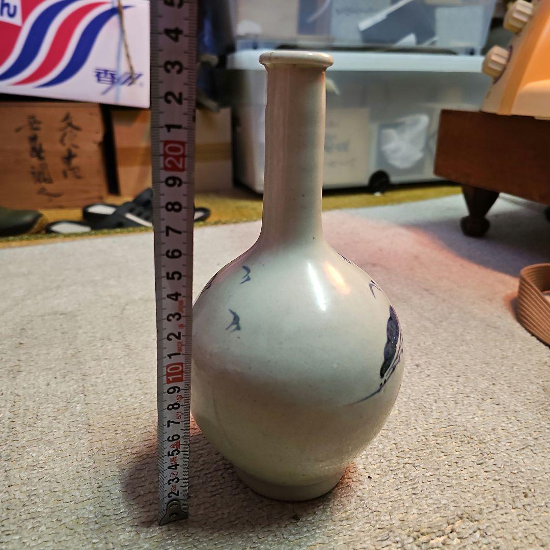 古伊万里 江戸中期 松竹梅染付徳利