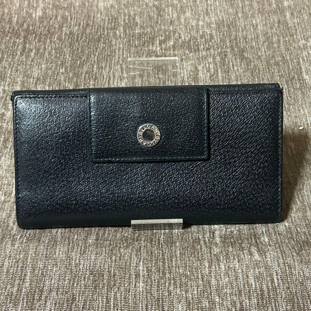 未使用　ギャランティー　箱付き　BVLGARI CLASSICO 長財布　黒