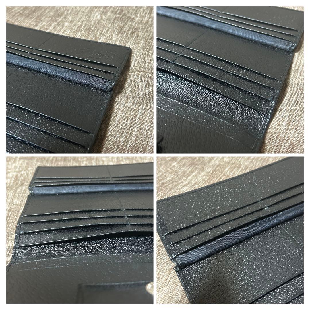 未使用　ギャランティー　箱付き　BVLGARI CLASSICO 長財布　黒