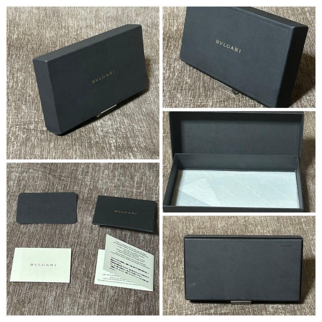 未使用　ギャランティー　箱付き　BVLGARI CLASSICO 長財布　黒