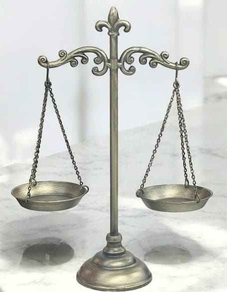 スケール 天秤 置物 オブジェ アイアン シャビー アンティーク 85623SD