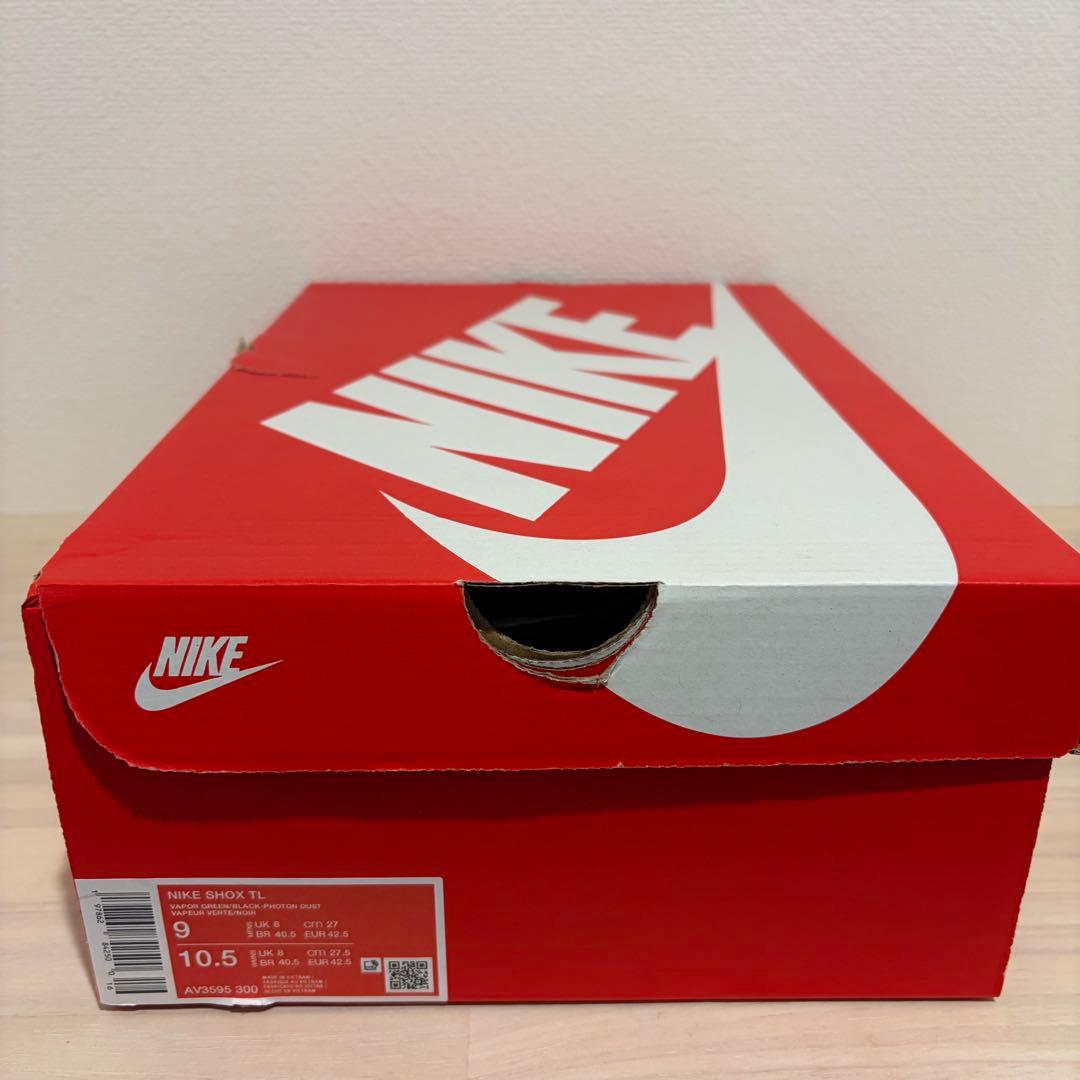 【新品】NIKE SHOX TL 27cm グリーン ブラック