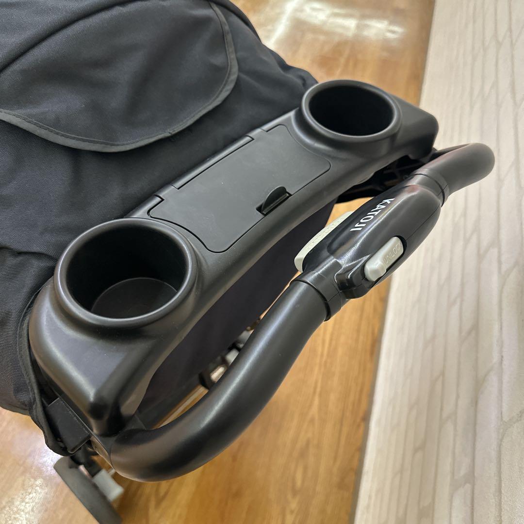 Serio★KATOJI 二人でゴーDX ブラック 2人乗りベビーカー