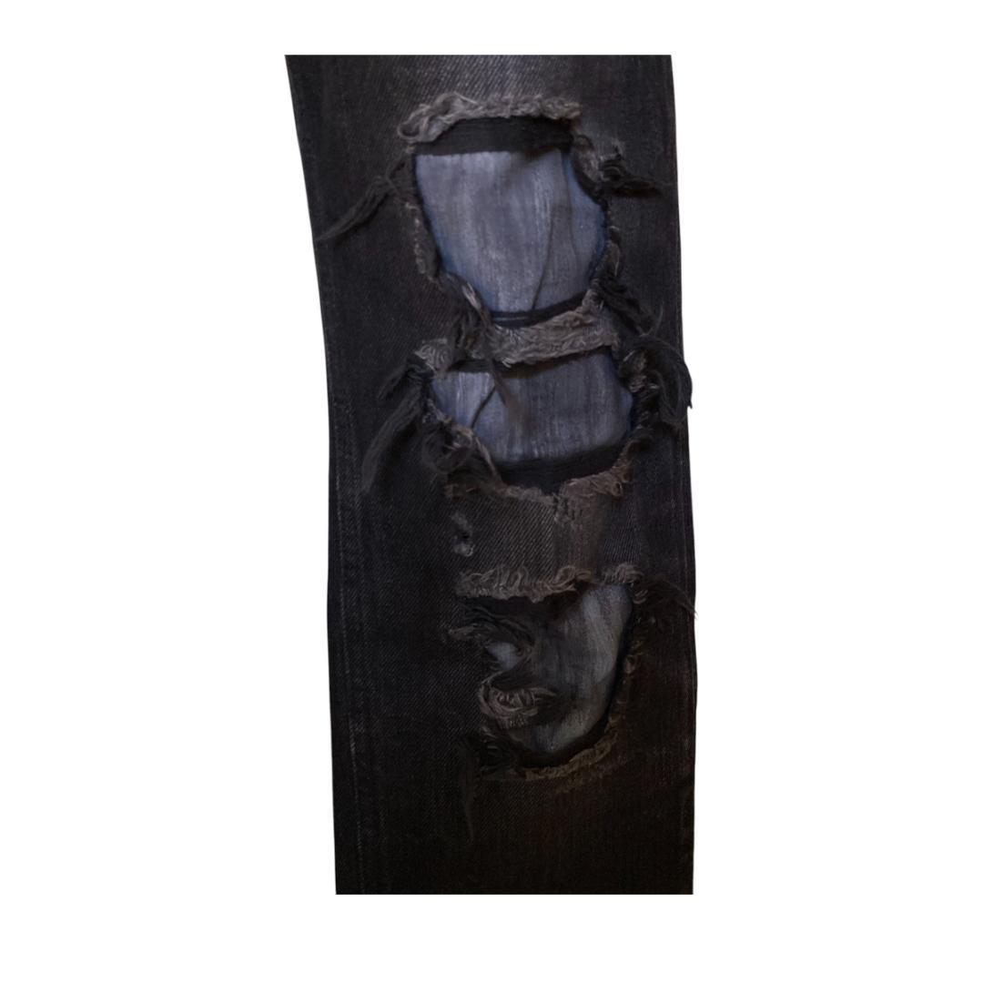 pledge プレッジ ブラック デニム・ジーンズ（その他） M