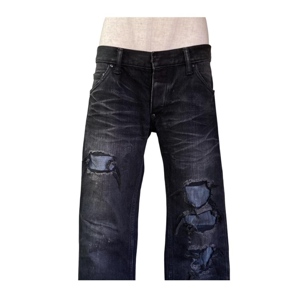 pledge プレッジ ブラック デニム・ジーンズ（その他） M