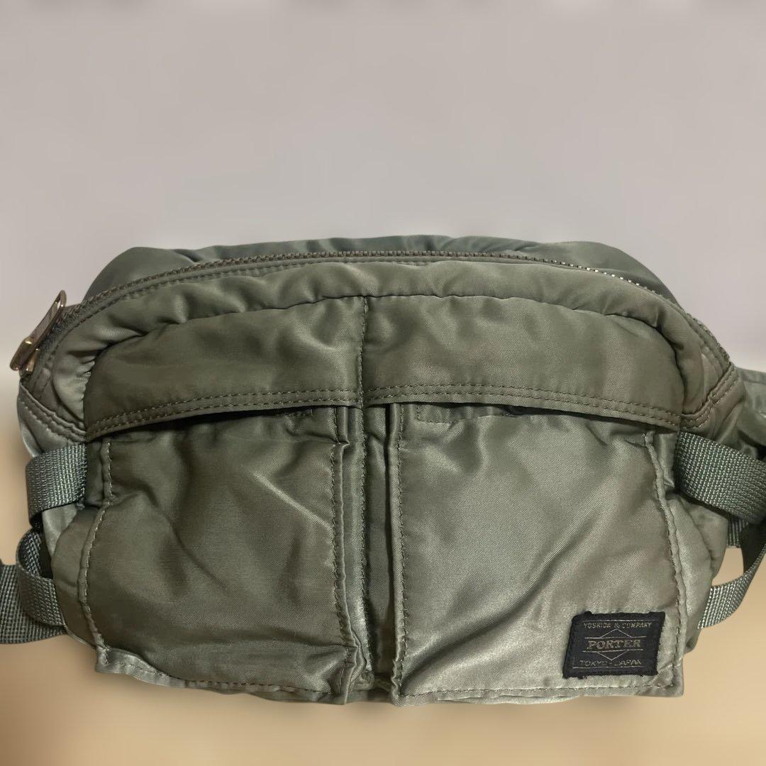 PORTER TANKER WAIST BAG セージグリーン