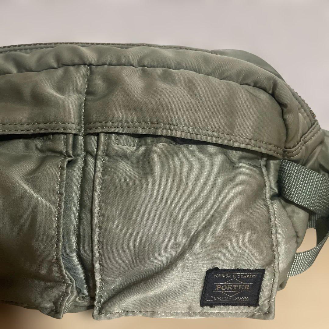 PORTER TANKER WAIST BAG セージグリーン