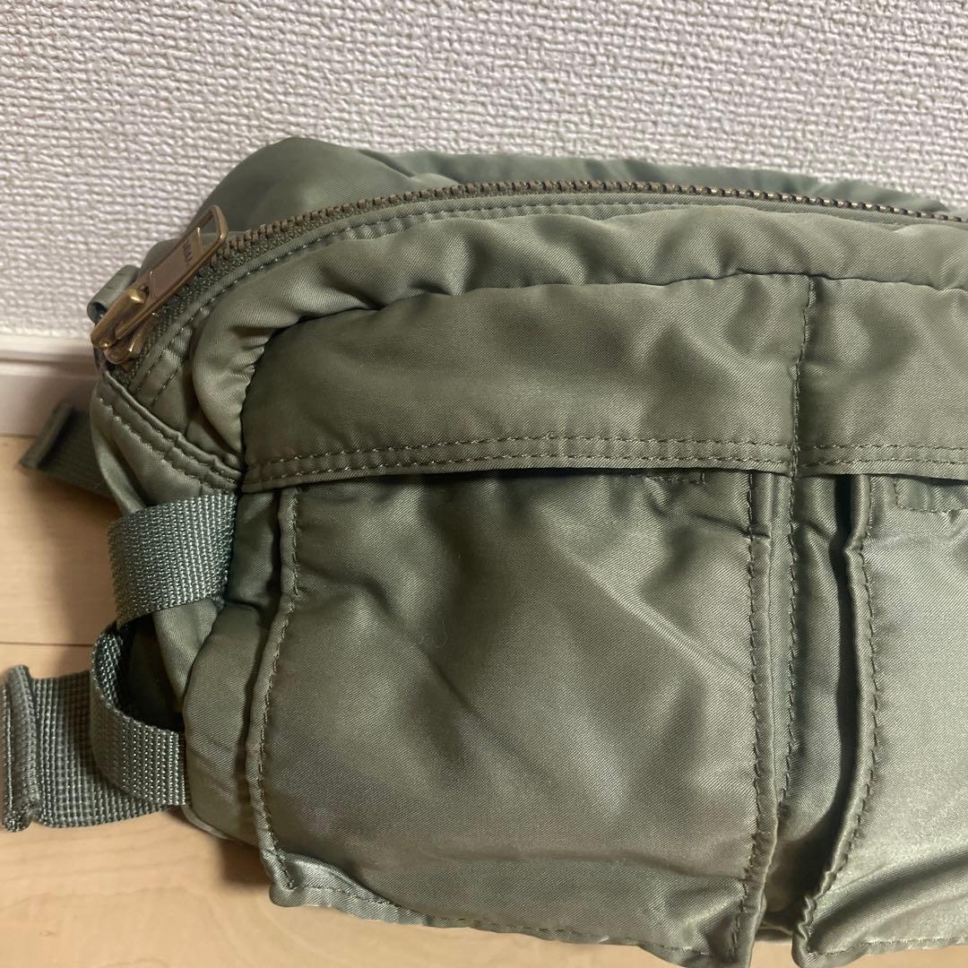 PORTER TANKER WAIST BAG セージグリーン