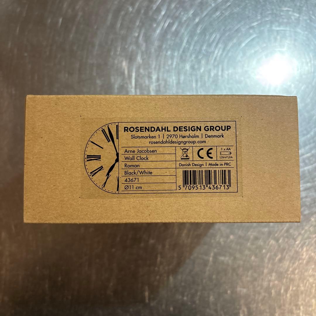 り*つ様 Arne Jacobsen ROMAN アラーム付き置時計 11cm