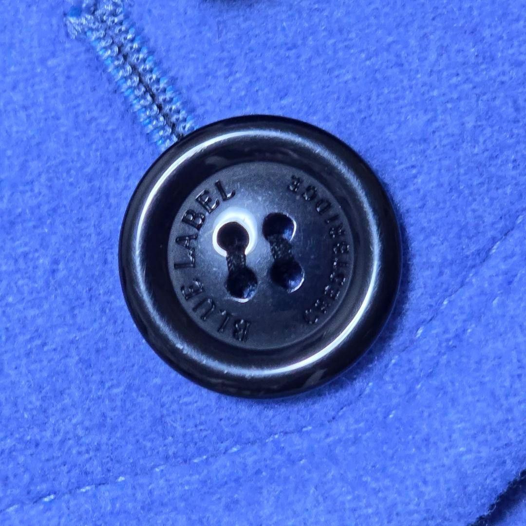 【超美品】BLUE LABEL CRESTBRIDGE　ダッフルコート　ブルー