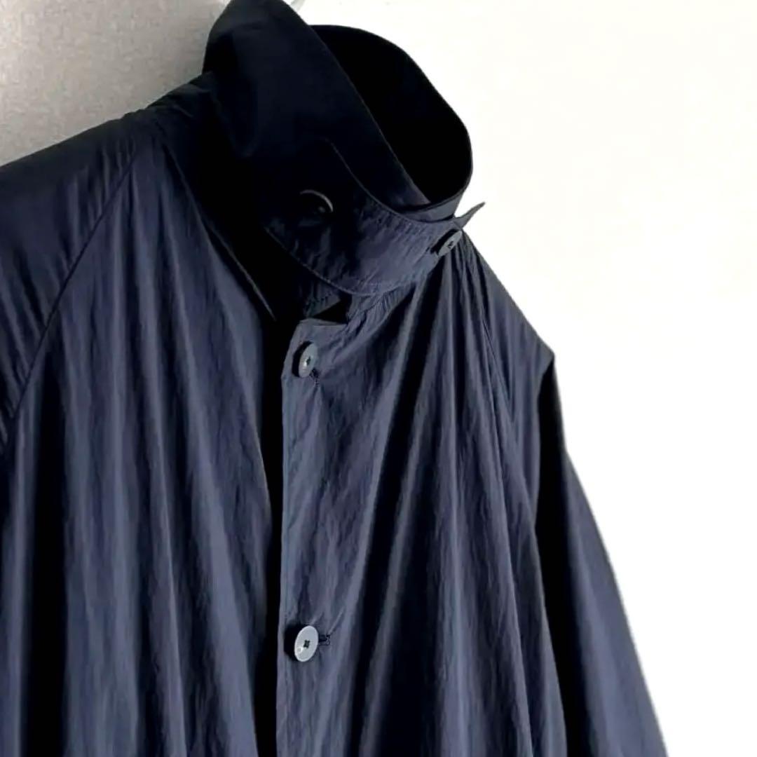【上質】XL ネイビー 撥水 ステンカラーコート ユナイテッドアローズ