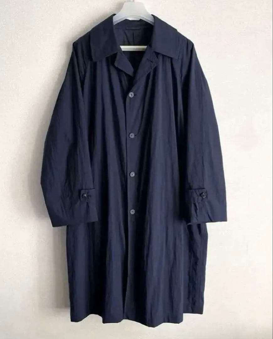 【上質】XL ネイビー 撥水 ステンカラーコート ユナイテッドアローズ