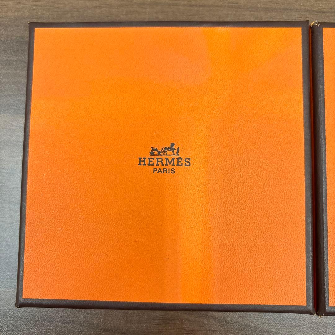 エルメスHERMES 1999 角皿 小皿 陶磁器 トレイ 小物入れ 非売品