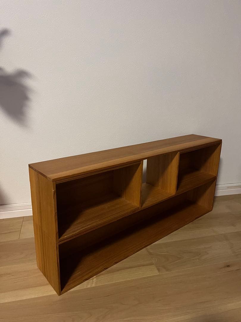 【最終値下げ】無垢材 古家具古道具収納棚ウォールシェルフ飾り棚ディスプレイラック