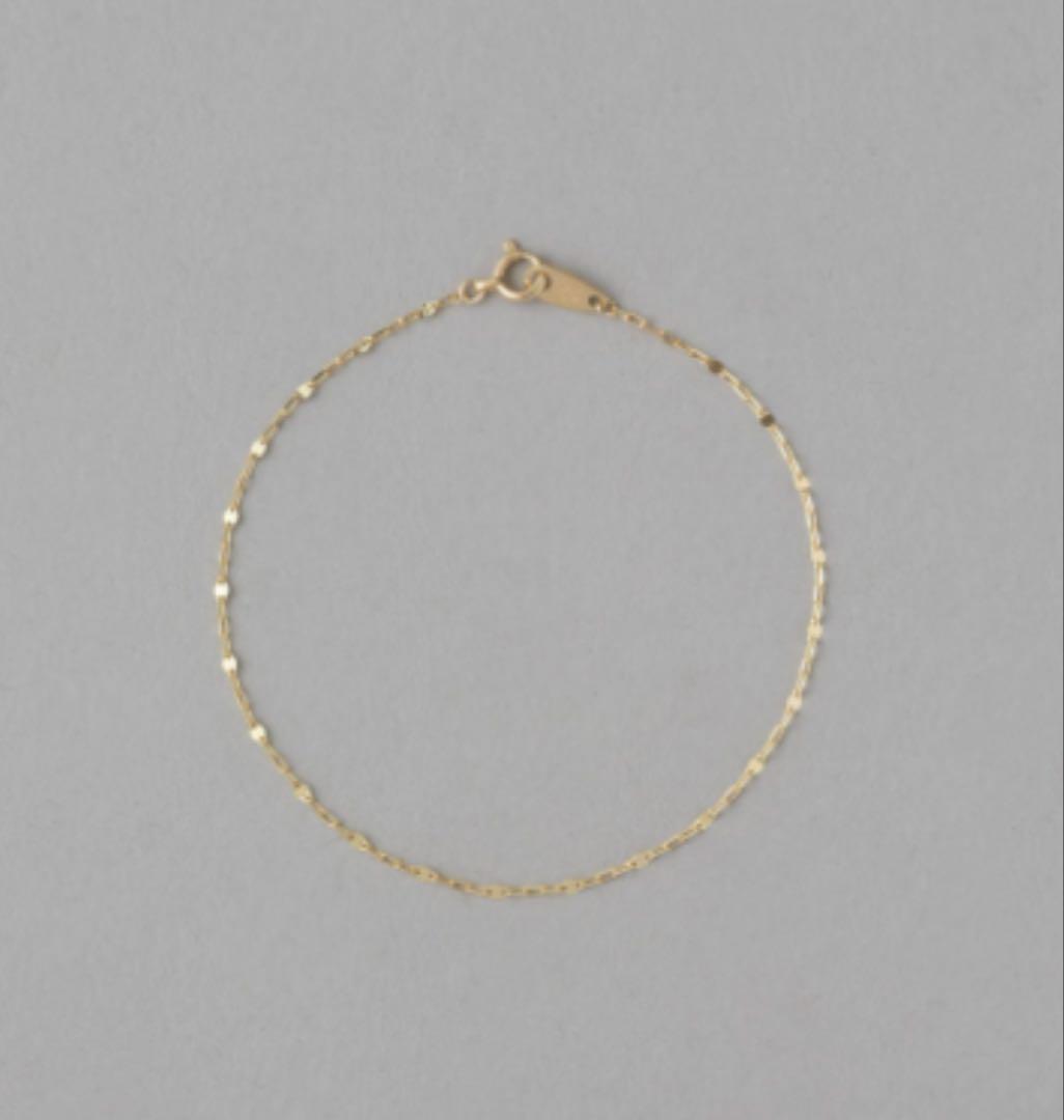 【廃盤品】定価18700円ete K10 ステーション チェーン ブレスレット