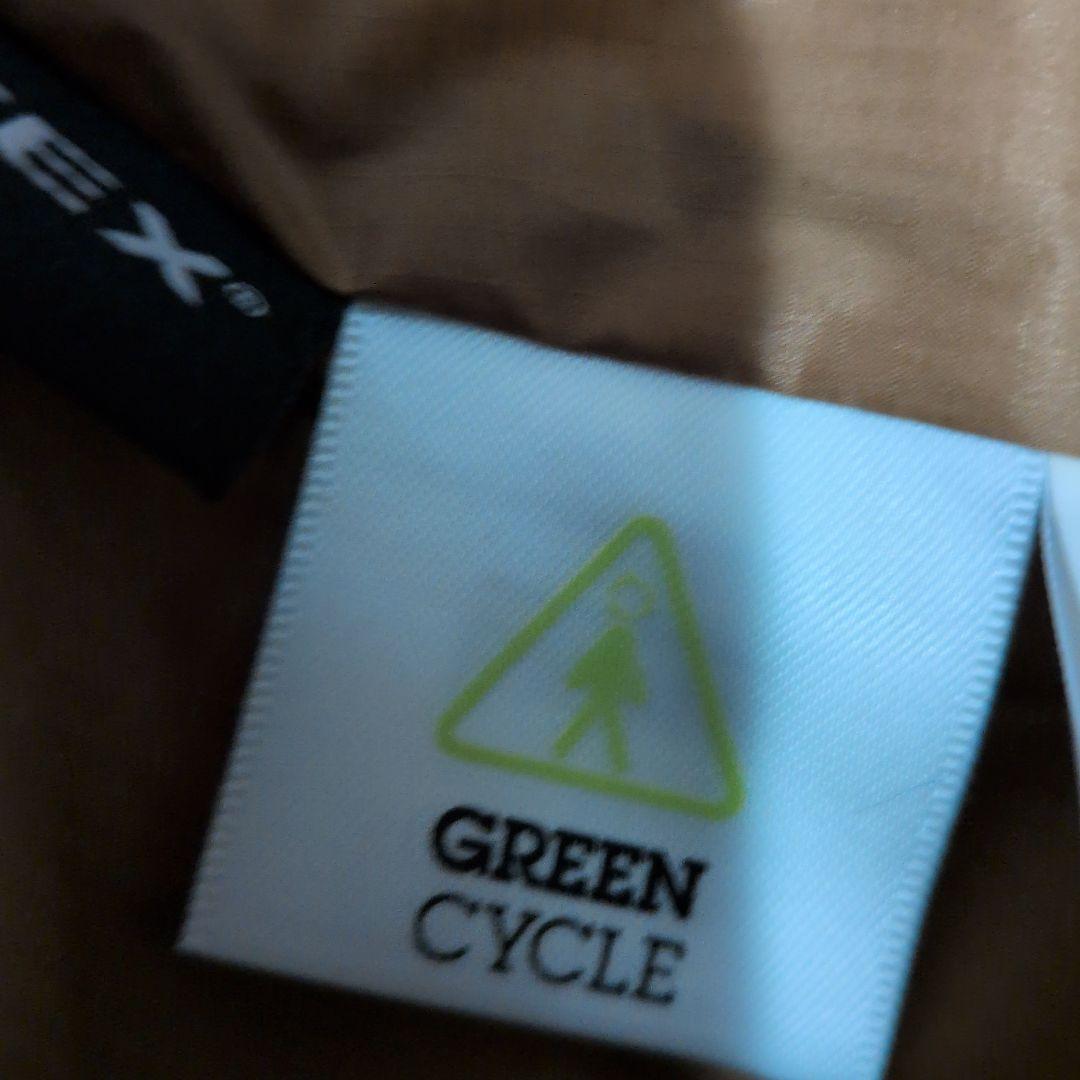 【値下げしました】ノースフェイス　ブラウン フード付き ダウンベストサイズL