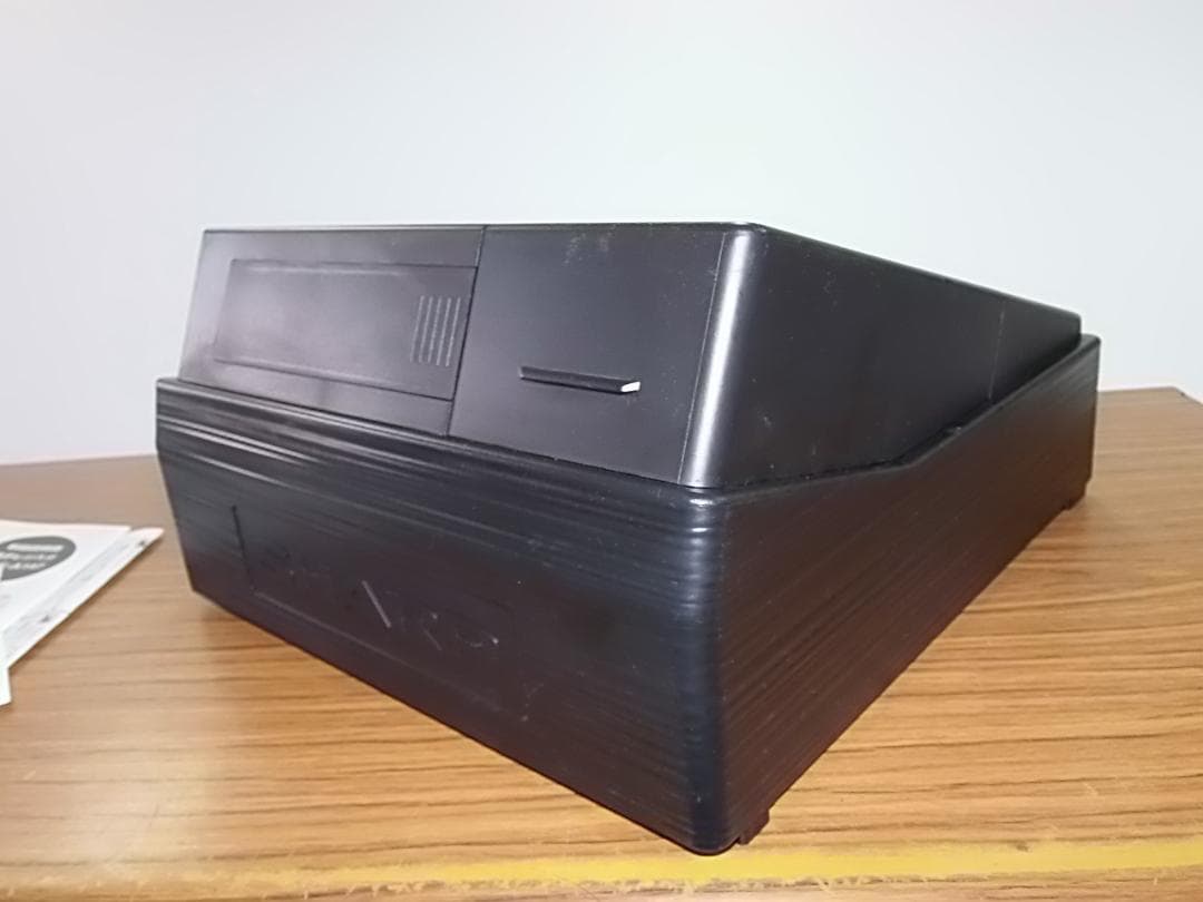 人気の黒321設定無料横型領収証シャープ　インボイスレジスターXE-A147