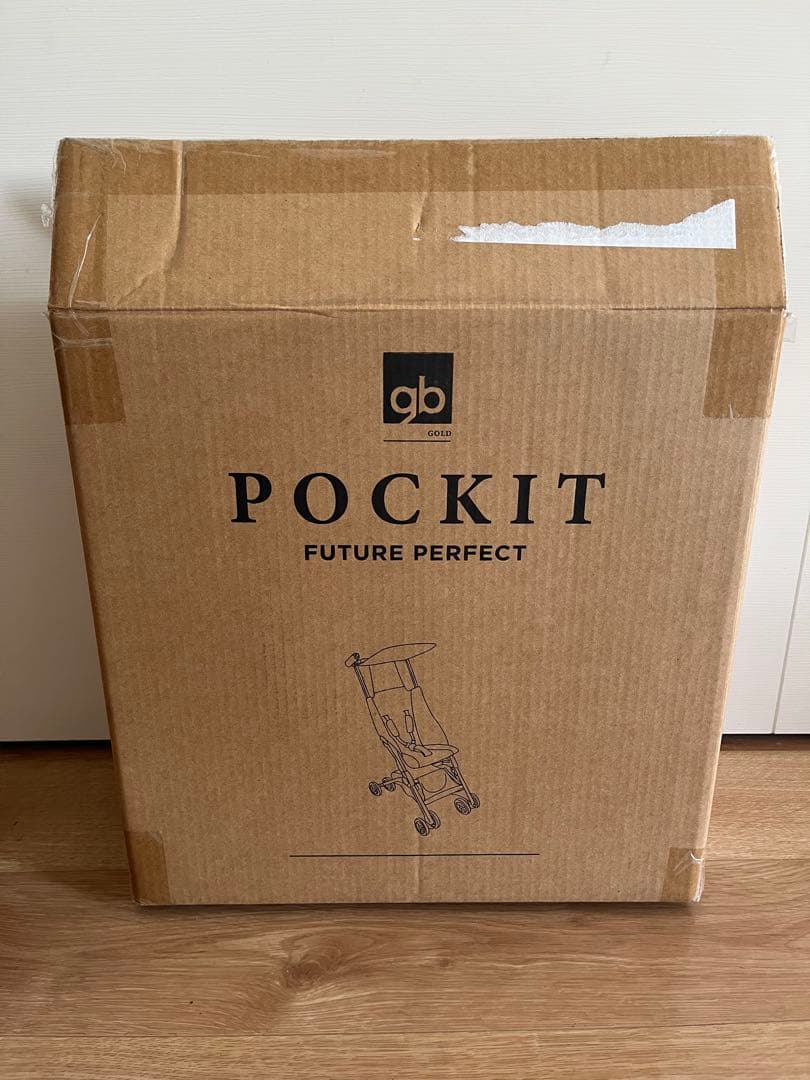 ポキット　gb 折り畳み　ベビーカー ターコイズ