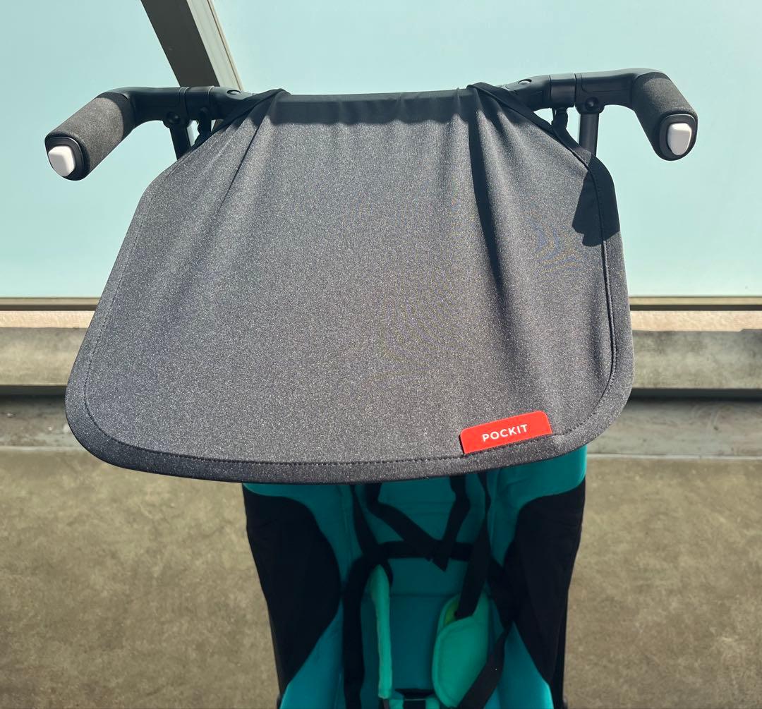 ポキット　gb 折り畳み　ベビーカー ターコイズ