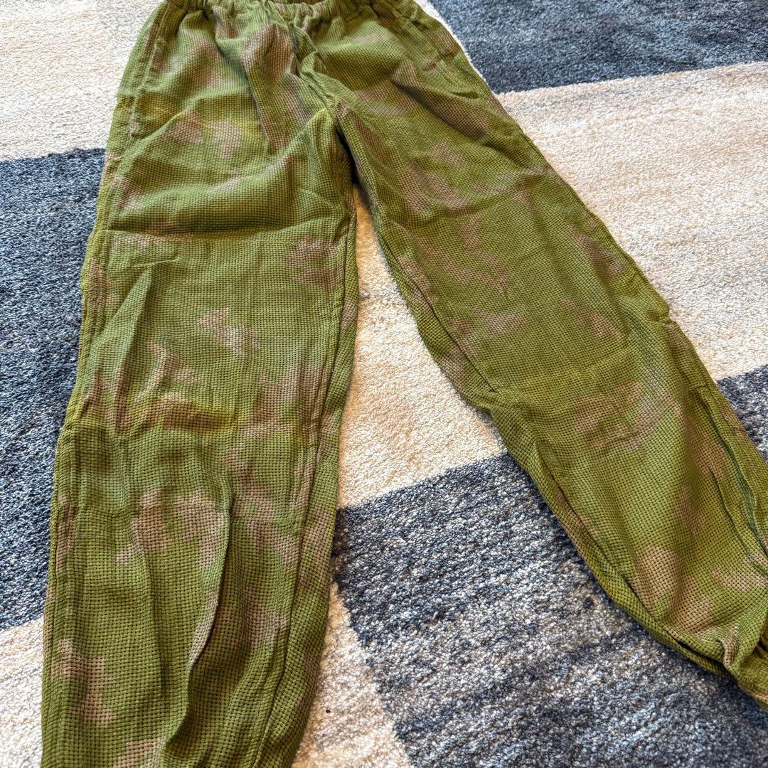 【70s vintage】旧ソビエト　ロシア軍　スナイパーカモ　パンツ　古着