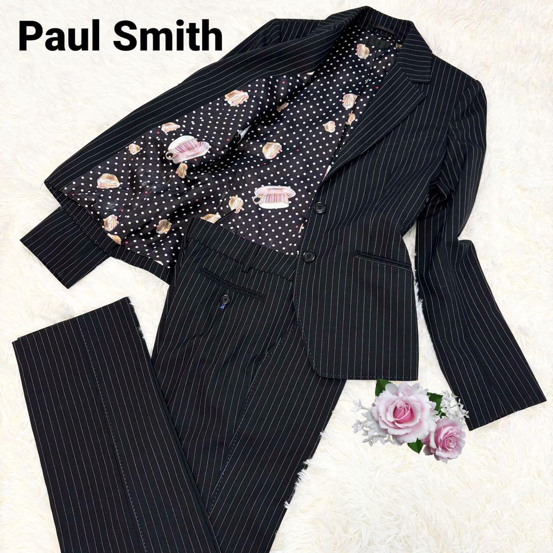 Paul Smith BLACK レディース スーツ ストライプ ブラック 42