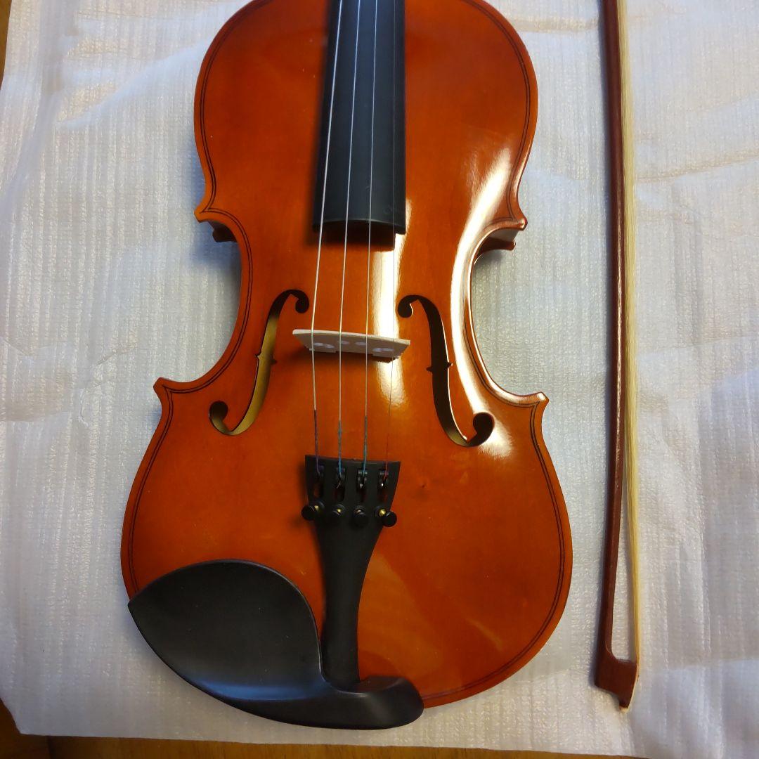 値引き！新品！ 4/4フルサイズ バイオリン 本体と弓(ハードケース付き)
