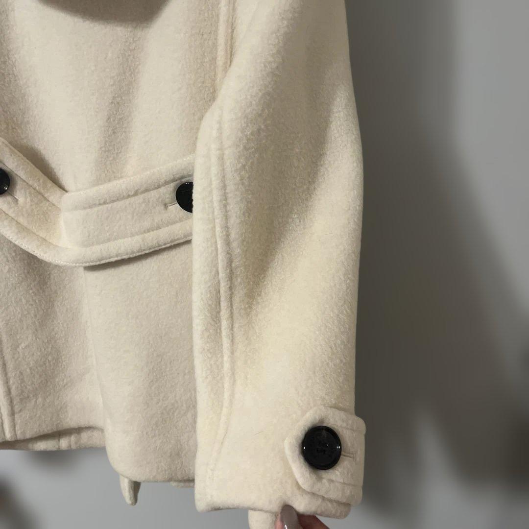 正規品★Burberry Britバーバリー★アイボリー ダッフルコート